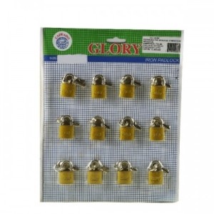 Cadeado Encartelado C/12 25MM GLORY