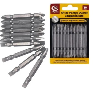 Bits Ponta Dupla 65MM C/10 SAFARI