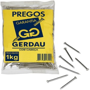 Prego Ferro 10X10 1KG GERDAU