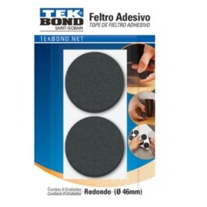 Feltro Redondo 46MM C/4 TEK BOND