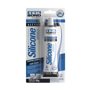Adesivo Silicone Branco 50G TEK BOND