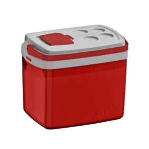 Caixa Térmica 32L Vermelha SOPRANO