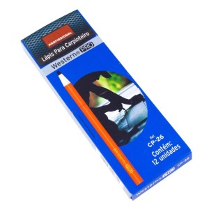Lápis Carpinteiro C/12 WESTERN