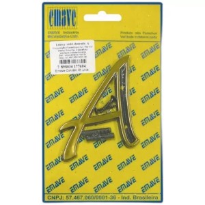 Letra Colonial A'' C/10 EMAVE