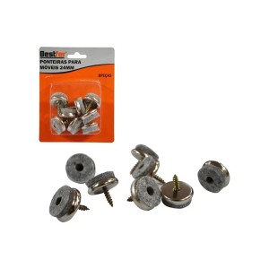 Ponteira P/Movéis Feltro 24MM C/8 BESTFER