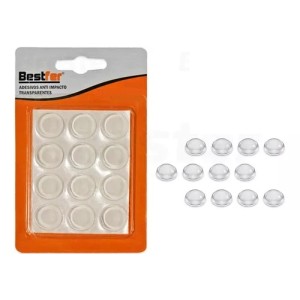 Adesivo Anti-Impacto Redondo C/24 12MM BESTFER