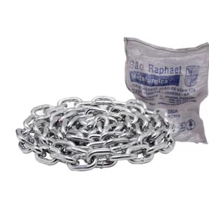 Corrente Soldada 4MM 16MT SAO RAPHAEL