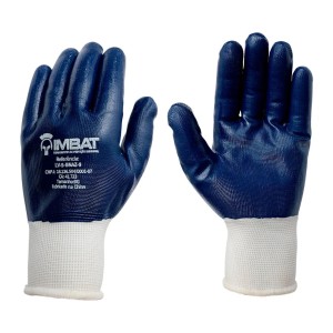 Luva Ondulada Nitrila Azul 9