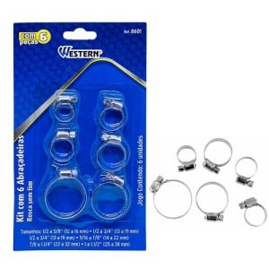 Abraçadeira Rosca S/Fim C/6 WESTERN