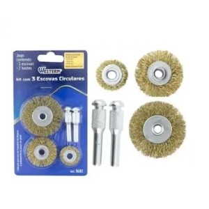 Escova Aço Circular C/3 WESTERN