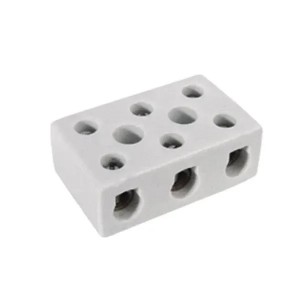 Conector de Porcelana 10MM 3 POLOS PRISMATEC