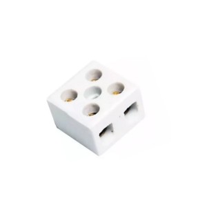 Conector de Porcelana 6MM 2 POLOS PRISMATEC
