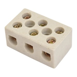 Conector de Porcelana 16MM 3 POLOS PRISMATEC