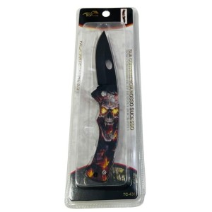 Canivete Caveira Vermelha MAXI BRAS