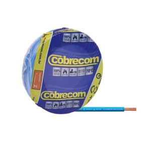 Cabo Flexível 2,5MM 100M Azul COBRECOM