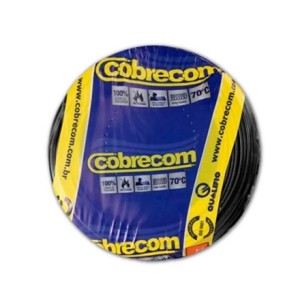 Cabo Flexível 1,5MM 100M Preto COBRECOM