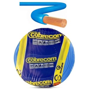 Cabo Flexível 10,0MM 100M Azul COBRECOM