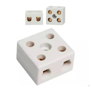 Conector de Porcelana 10MM 2 POLOS PRISMATEC
