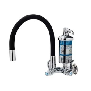 Torneira Bica Móvel Parede C/Filtro Preta C90 5183 UNIFIX