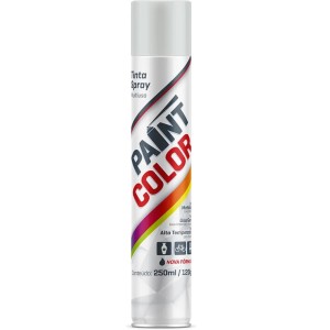 Tinta Spray Branco Brilhante 250ML PAINT COLOR