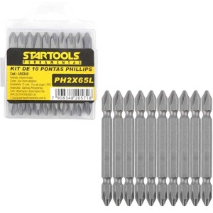 Bits Ponta Dupla 65MM C/10 STARTOOLS