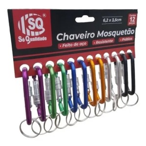 Chaveiro Mosquetão C/12 SAFARI