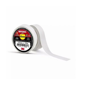 Fita Isolante Imperial Branca 10MTS 3M