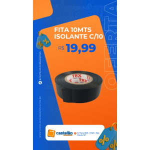 Fita Isolante 10M C/10 TRX