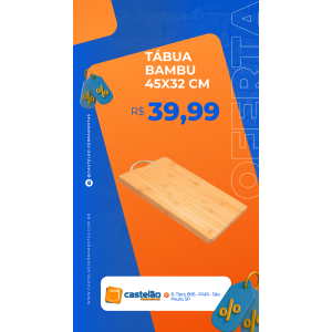 Tábua Bambu 45X32 DX