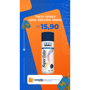 Tinta Spray Azul Escuro 350ML TEK BOND