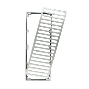 Grelha Escovada C/Suporte 15X50CM AC VENT