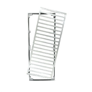 Grelha Escovada C/Suporte 20X50CM AC VENT