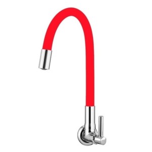 Torneira Flexível 1/4 C90 Vermelha 2158 UNIFIX