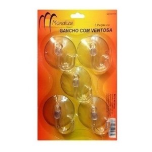 Gancho de Ventosa C/5 MONALIZA