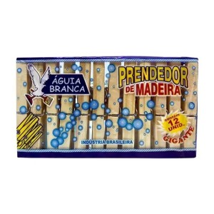 Prendedor de Roupa GDE AGUIA C/12