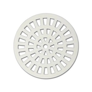 Grelha Branca Redonda 100MM GRAP