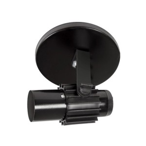 Spot Aletado Simples Preto ENERLUX