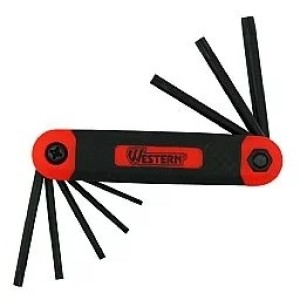 Chave Torx Dobrável C/8 WESTERN