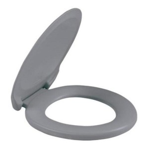 Assento Sanitário Cinza SOFT METASUL