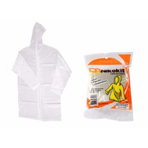 Capa de Chuva Descartável Transparente NIKOKIT