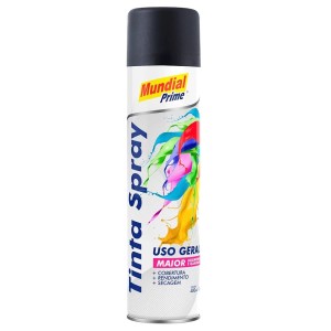 Tinta Spray Preto Fosco 400ML AEROFLEX