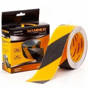 Fita Antiderrapante Zebrada 5M HAMMER